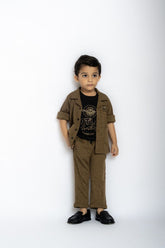 Gusto Newborn Full-Sleeve Co-ord Set Jacket